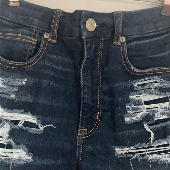 Next Level Stretch High Rise Jean Shorts - Picture 2 of 3